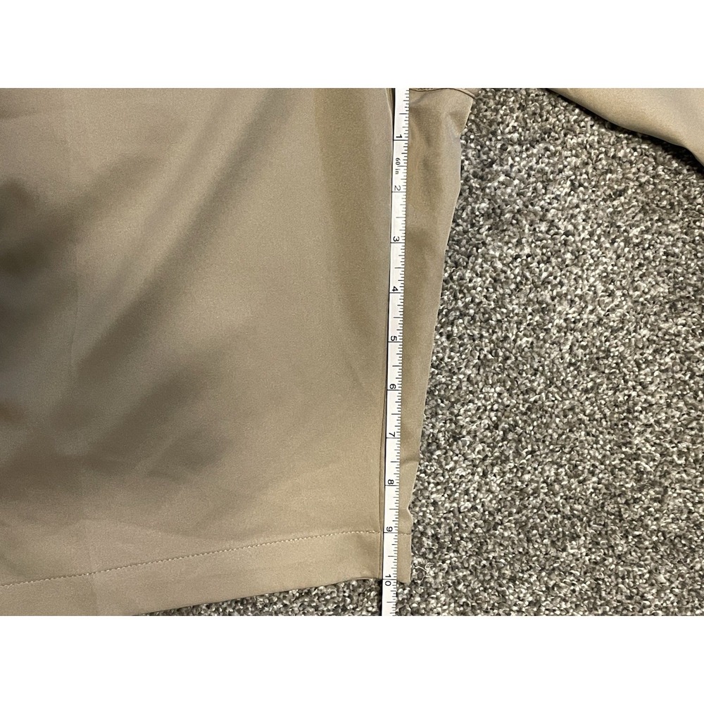 Adidas Golf Shorts‎ Mens 38 Adizero Khaki Tan Performance Chino Flat Front - Picture 6 of 7